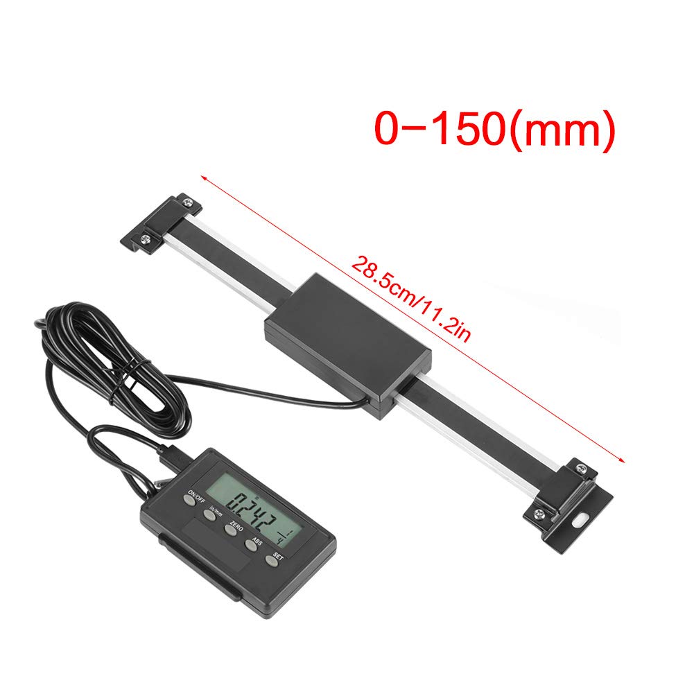 Digitalanzeige Kit, 0-150 mm Digitalanzeige Linearmassstab, Digitalfern Linearmassstab aus Aluminium
