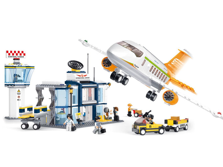 Sluban M38-B0367 M38-B0367-Baukasten-Luffahrt-Flughafen, Mehrfarbig
