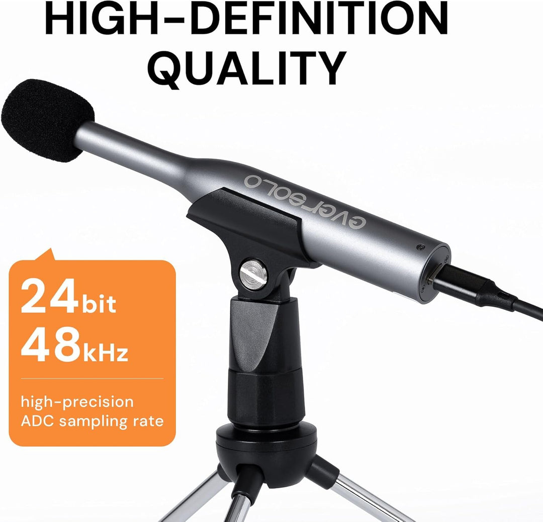 EVERSOLO Omnidirektionales Mikrofon EM-01, USB-Typ-C-Schnittstelle, für Heimaufnahmen, Online-Meetin