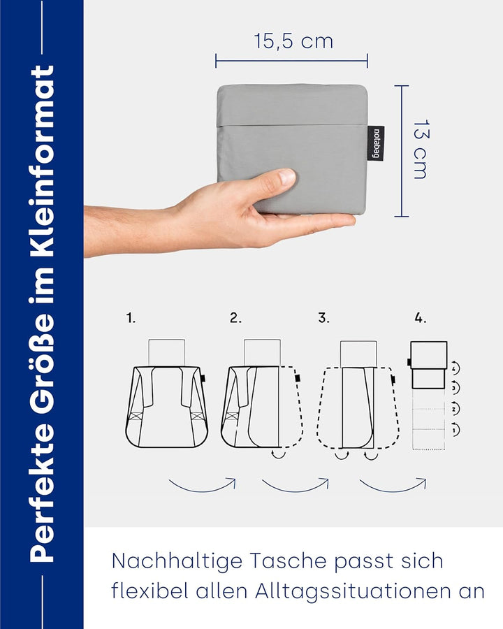 Notabag Unisex Original Gepäck-Handgepäck Original Grau, Original Grau