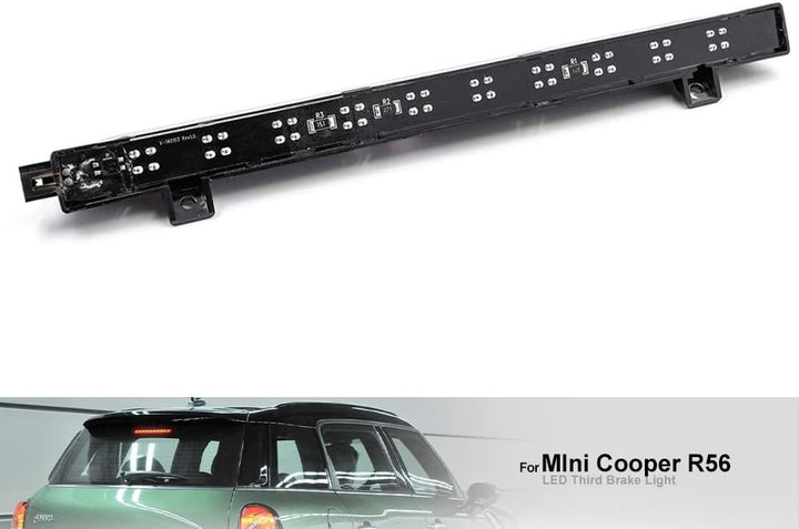 NSLUMO 1 Stueck Geräucherte Linse Rote Farbe Dritten Bremslicht Hochmontage Licht Für MINI R56 Coope