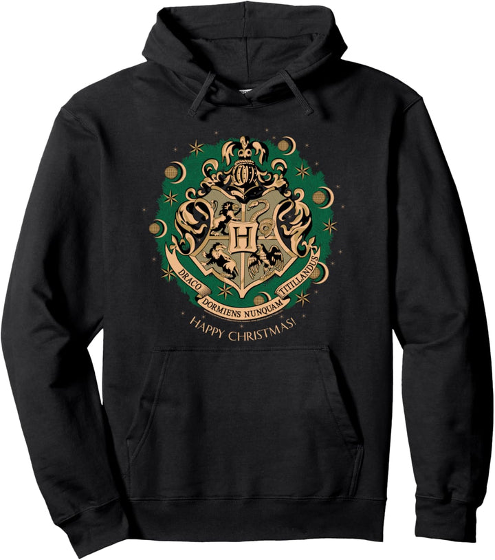 Weihnachten Harry Potter Christmas Wreath Pullover Hoodie