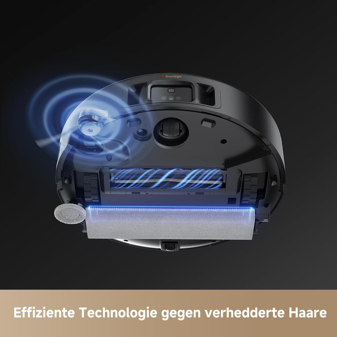 Mova Z50 Ultra saugroboter mit wischfunktion mit 19,000 Pa, 18N Abwärtsdruck, Lift-Mopp & Bürste, Tr