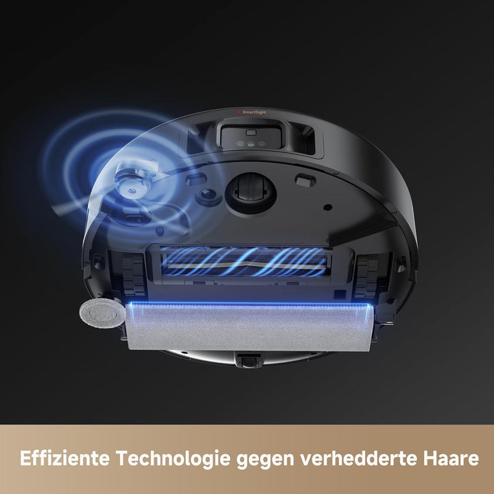 Mova Z50 Ultra saugroboter mit wischfunktion mit 19,000 Pa, 18N Abwärtsdruck, Lift-Mopp & Bürste, Tr