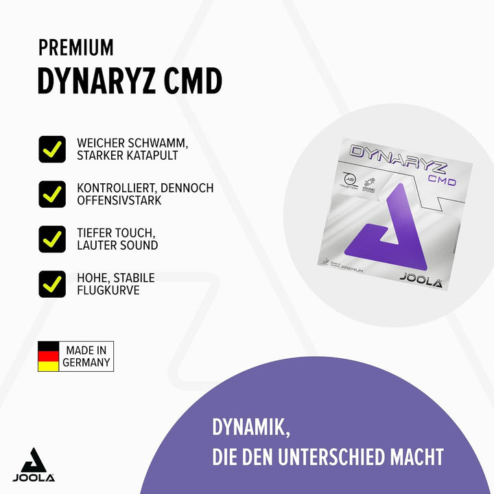 JOOLA Belag Dynaryz CMD rot 2,3 mm, rot 2,3 mm