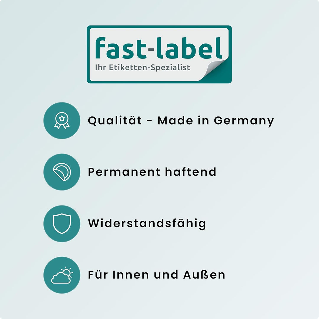 Grundplakette Regale geprüft gemäss DIN EN 15635 / DGUV Regel 108-007, 100 Stück, 70 x 40 mm, Vinylf