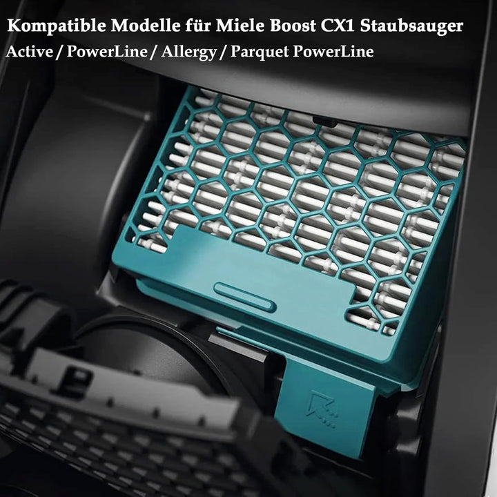 CX1 Filter Zubehör für Miele Boost CX1 Staubsauger Active, PowerLine, Allergy, Parquet PowerLine Ers