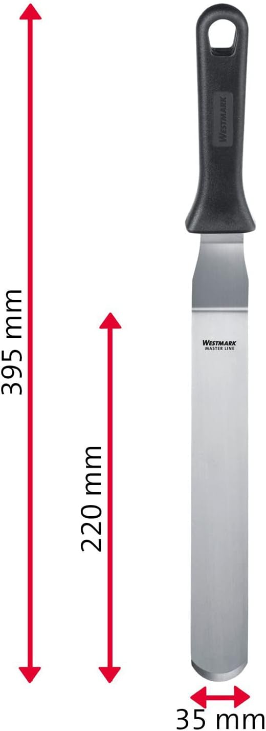 Westmark 1 Tortenbodenteiler mit 2 gezahnten Schneiddrähten + 1 Winkelpalette, 39,5 cm, Rostfreier E