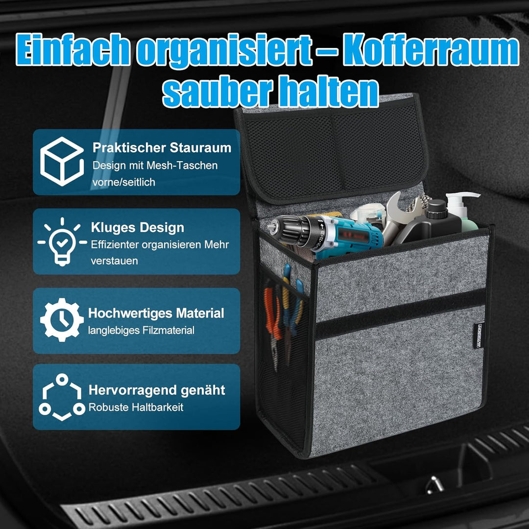 Car Design Kofferraumtasche Organizer Autotasche Auto Kofferraum KFZ Tasche Toolbag Aufbewahrungstas