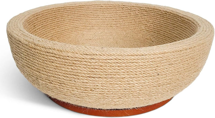 CanadianCat Company | Kratzschale für Katzen - Bowl - Sisal Schale | Katzenbett Liegemulde mit Kratz