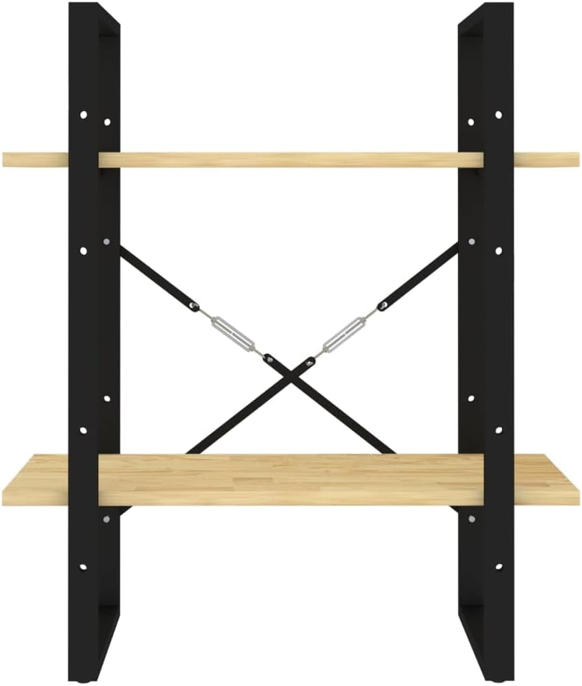 homiuse Metallregal Braun Leiterregal 60x30x70 cm BüCherregal KüChenregal Wand Kinder BüCherregal Re