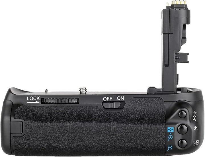 ayex Batteriegriff Kompatibel mit Canon EOS 70D 80D & 90D + 2 x LP-E6N Akku Powerpack mit Hochformat