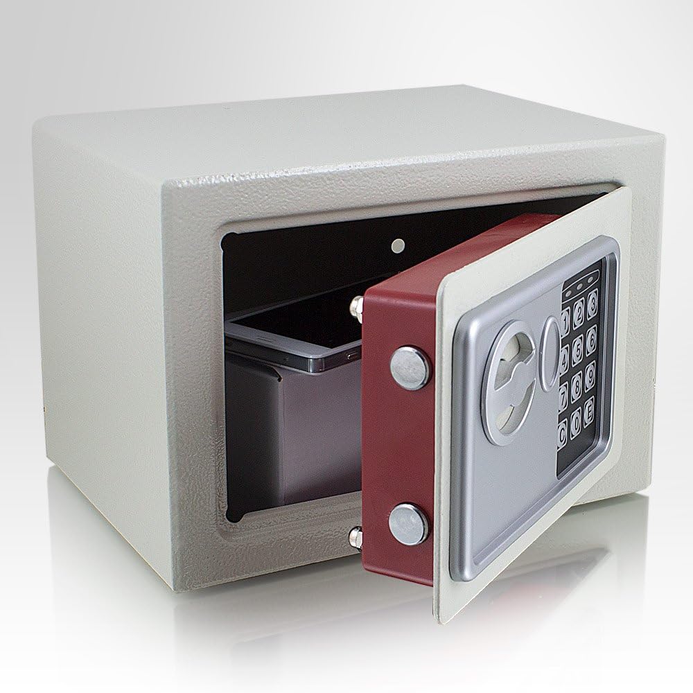 Safe Tresor elektronisch Minisafe Wandtresor Wandsafe Schranktresor Geldschrank Möbeltresor Geldsafe