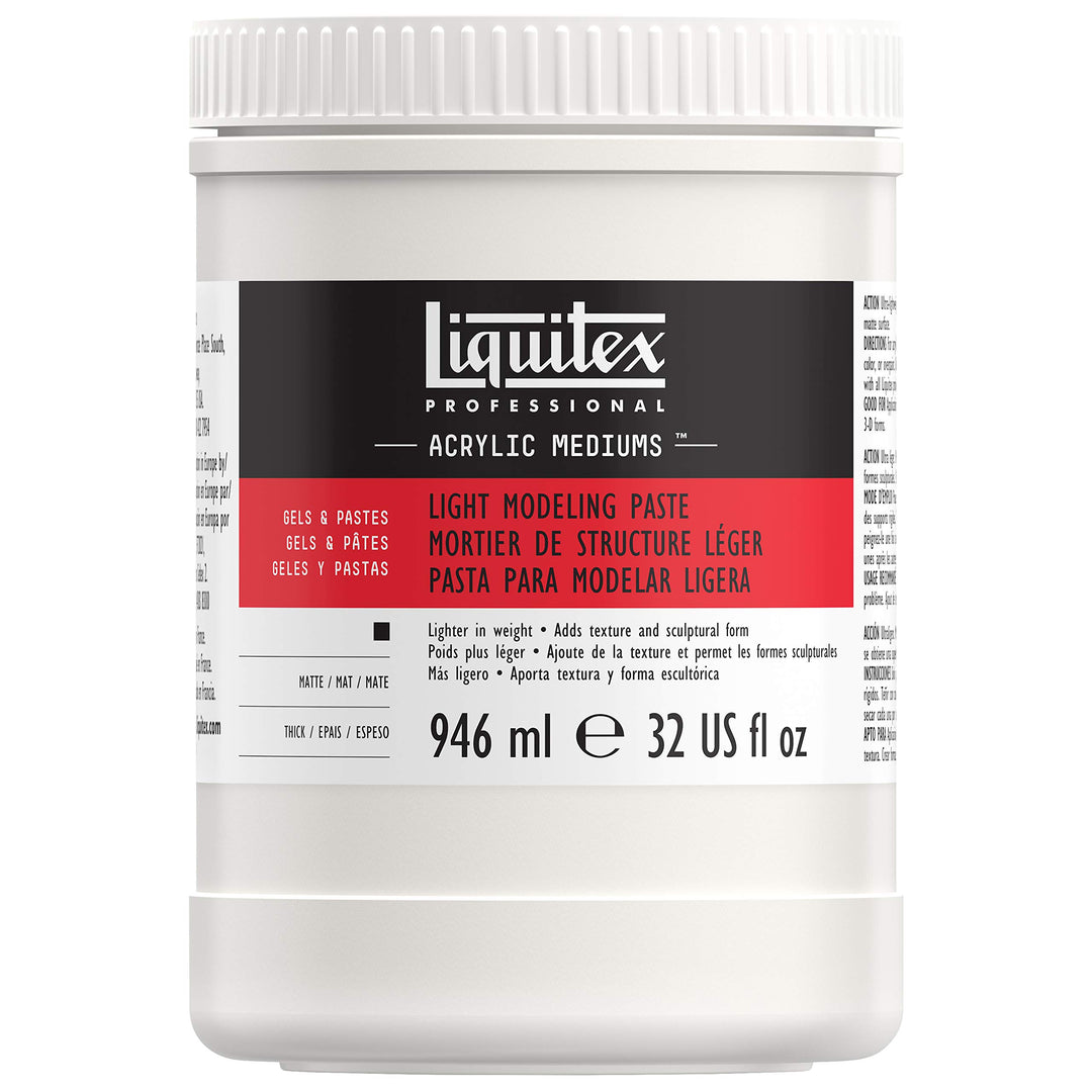 Liquitex 6832 Professional leichte Modellierpaste - Strukturgel, leichte elastische Struktur-Paste v