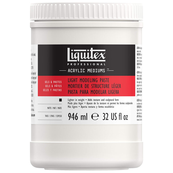 Liquitex 6832 Professional leichte Modellierpaste - Strukturgel, leichte elastische Struktur-Paste v