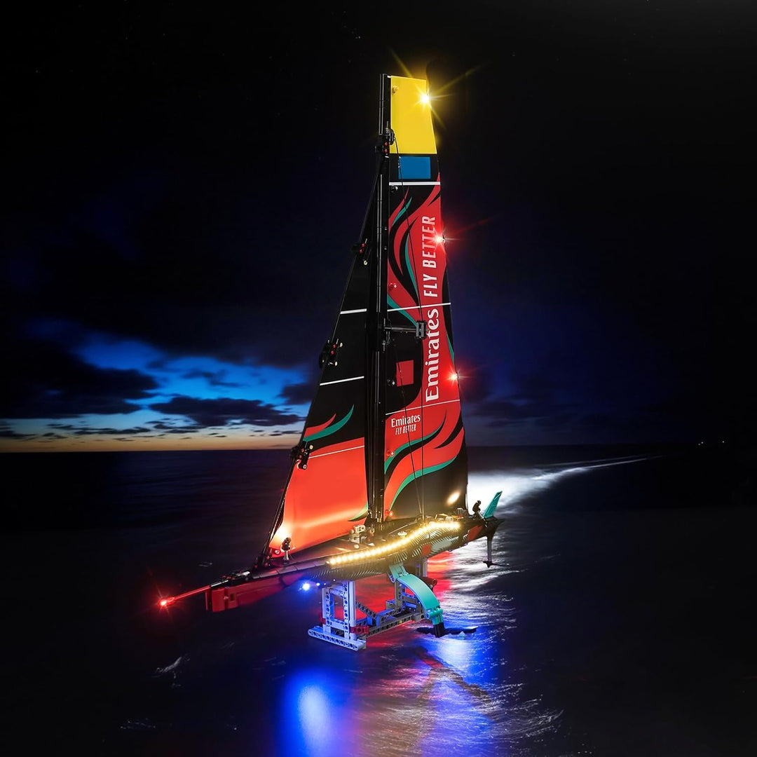 LocoLee Licht Kompatibel mit Lego Technic Emirates Team New Zealand AC75 Rennjacht, Nur Lichter Set