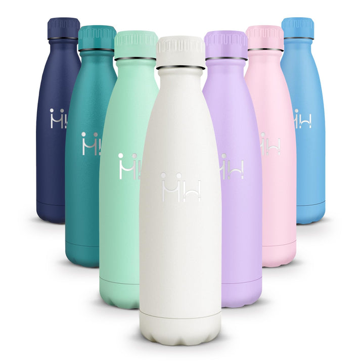 HoneyHolly Trinkflasche Edelstahl Kinder Sport, 500ML BPA-frei, Thermosflasche, Wasserflasche Doppel