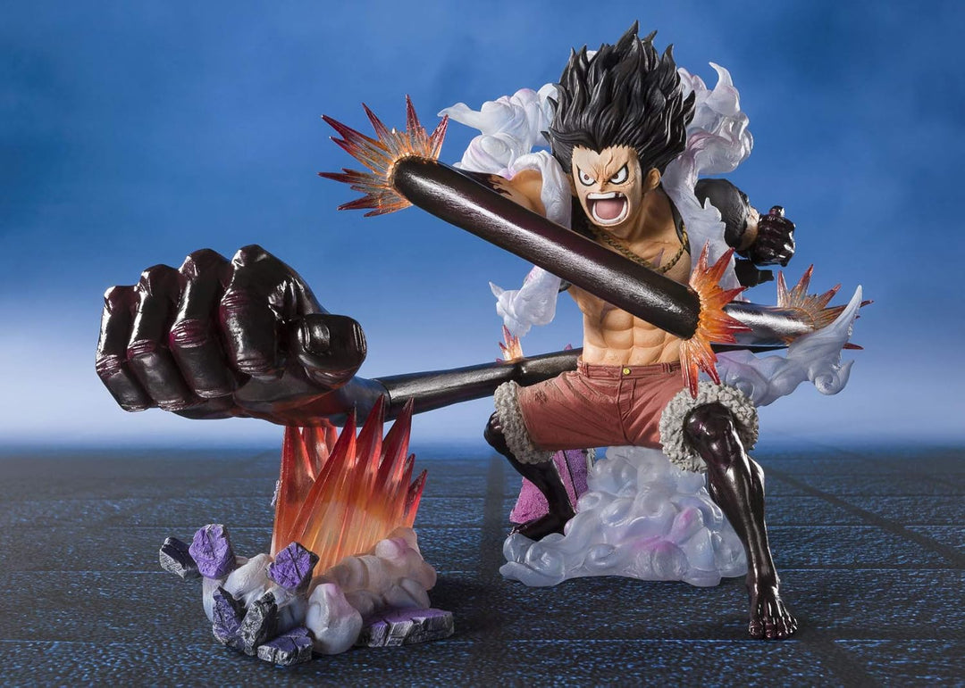 TAMASHII NATIONS - Monkey D Luffy Gear 4 Snakeman King Cobra Figur 16 cm One Piece Figuarts Zero, Fa