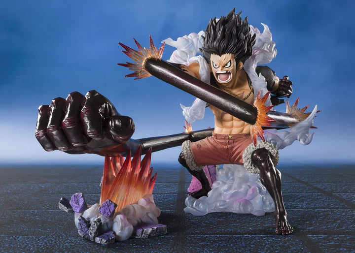 TAMASHII NATIONS - Monkey D Luffy Gear 4 Snakeman King Cobra Figur 16 cm One Piece Figuarts Zero, Fa