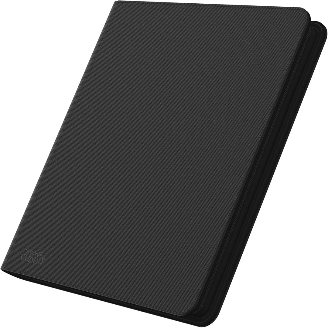 Ultimate Guard UGD010342 - 12-Pocket Quad Row Zip Folio Xeno Skin, schwarz, Schwarz