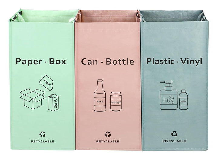 JIALAI HOME Separate Recycling-Müllbeutel für Küche und Zuhause – 42 Gallonen Recyclingbehälter (ros