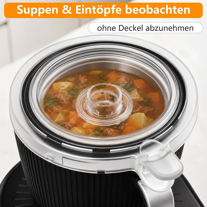 SelfTek 2 Stück Deckel &amp; Halter Kompatibel mit TM7, Spülmaschinenfest, Deckel &amp; Halter