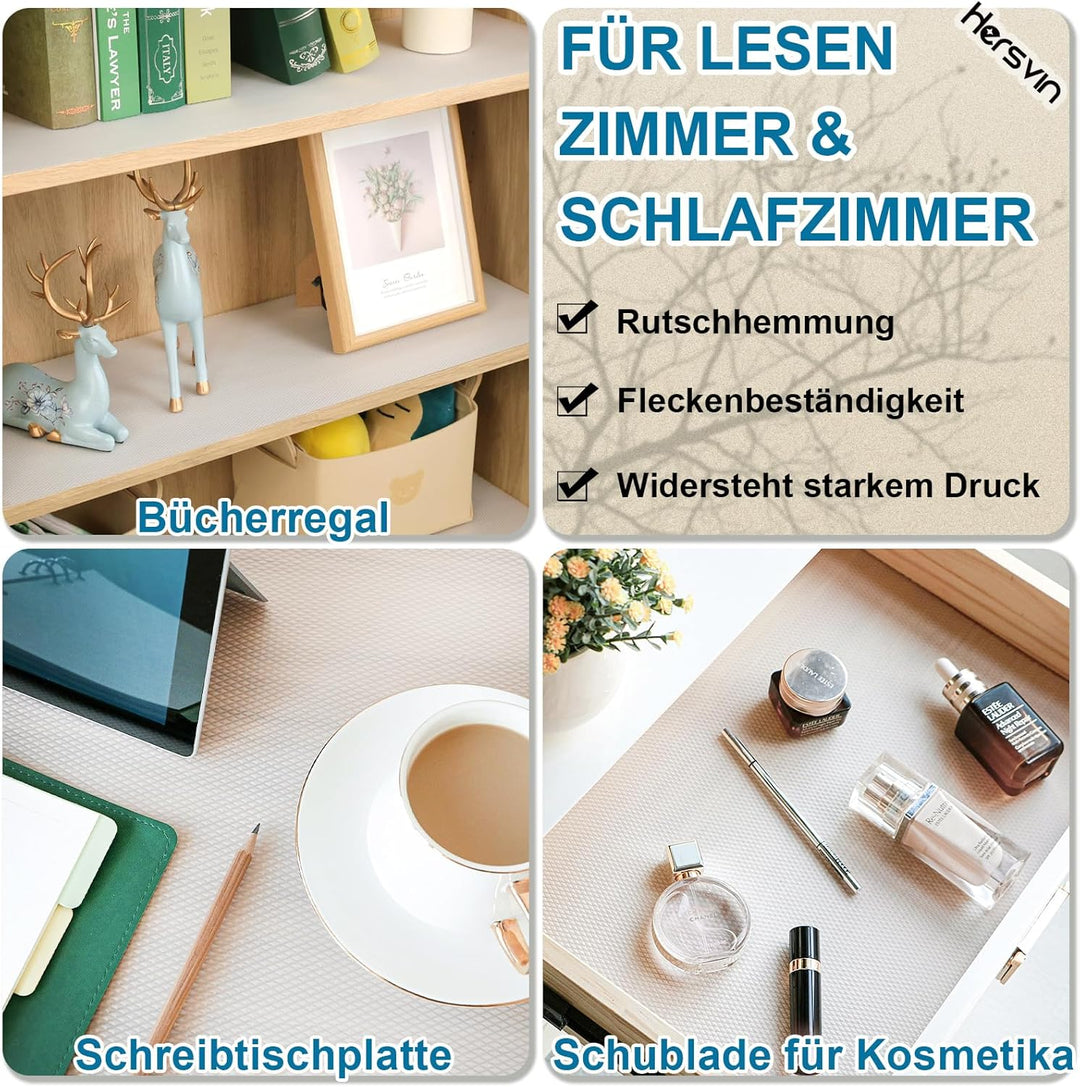 Hersvin Schubladenmatte 50cmx600cm Verdickt Schrankpapier Schubladeneinlage Eva Wasserfest Nicht Kle