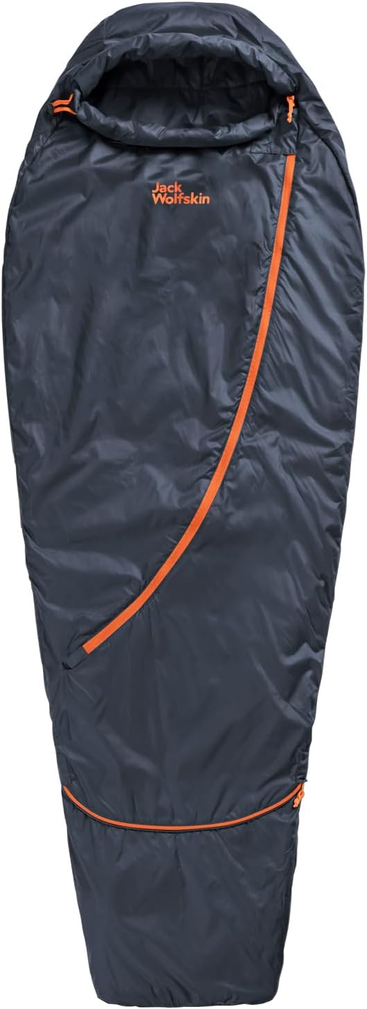 Jack Wolfskin Kinder Grow Up Dreamer Mumienschlafsack LEFT night blue, LEFT night blue
