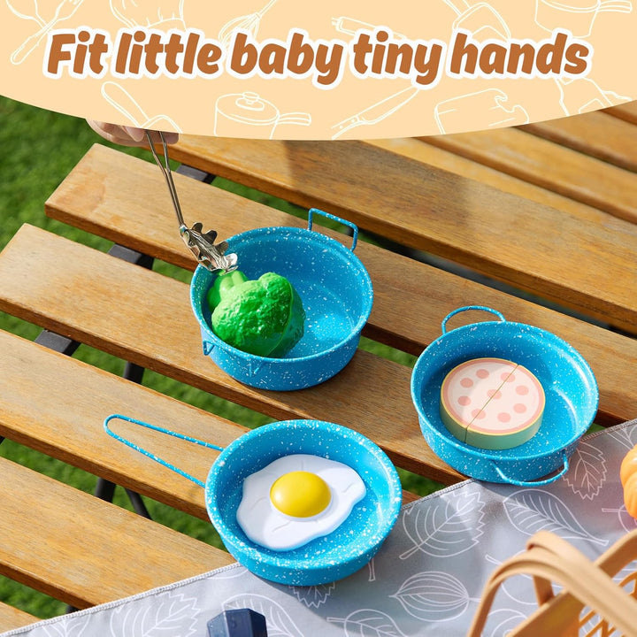 Kinder matschküche zubehör Outdoor kindergeschirr töpfe spielküche kinderküche Geschirr spieltöpfe k
