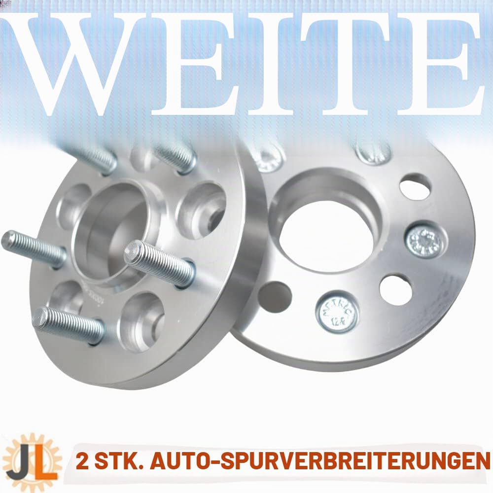 JINGLING KJ Spurverbreiterungen PKD 5 x 114,3 Nabenbohrung, 67 mm, geschmiedet, 2 Stück Thickness: 2