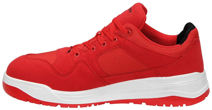 ELTEN Sicherheitsschuhe MAVERICK red Low ESD S3, Herren, Textil, Stahlkappe, leicht, sportlich, Rot,