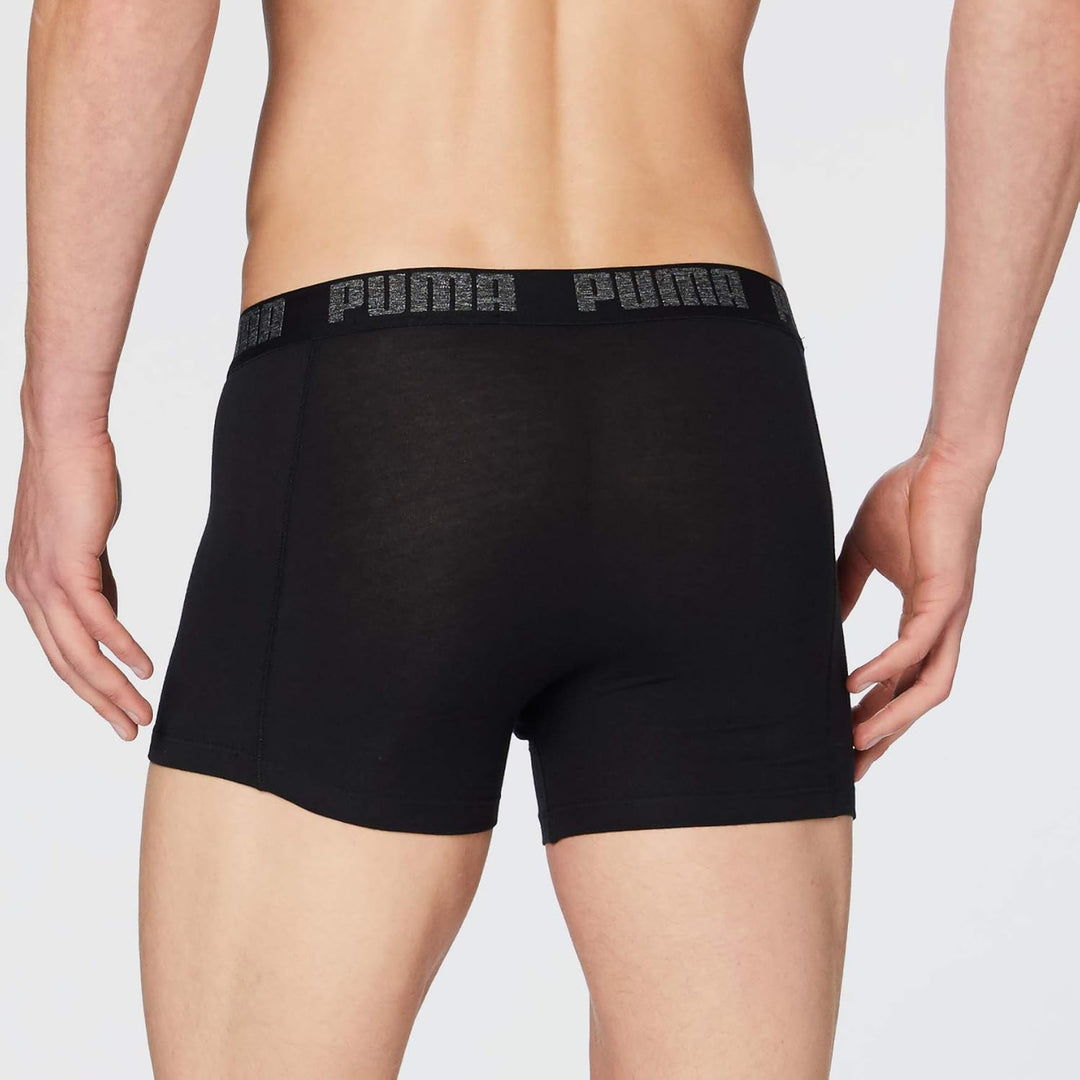 PUMA Herren Boxer Unterwäsche (5er Pack) XXL Schwarz, XXL Schwarz
