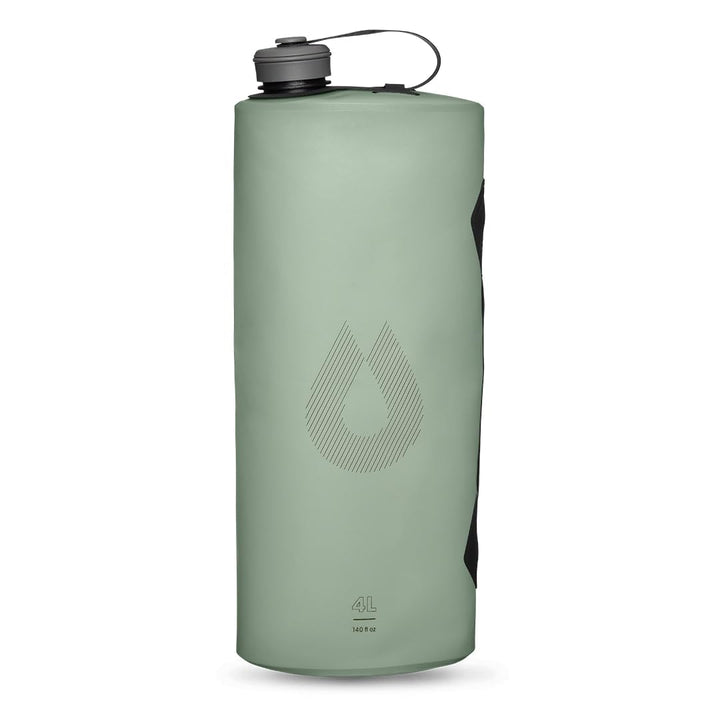Hydrapak Seeker - Faltbarer Wasserspeicher (4L/140oz) - BPA- und PVC-freier Camping Trinkrucksack -