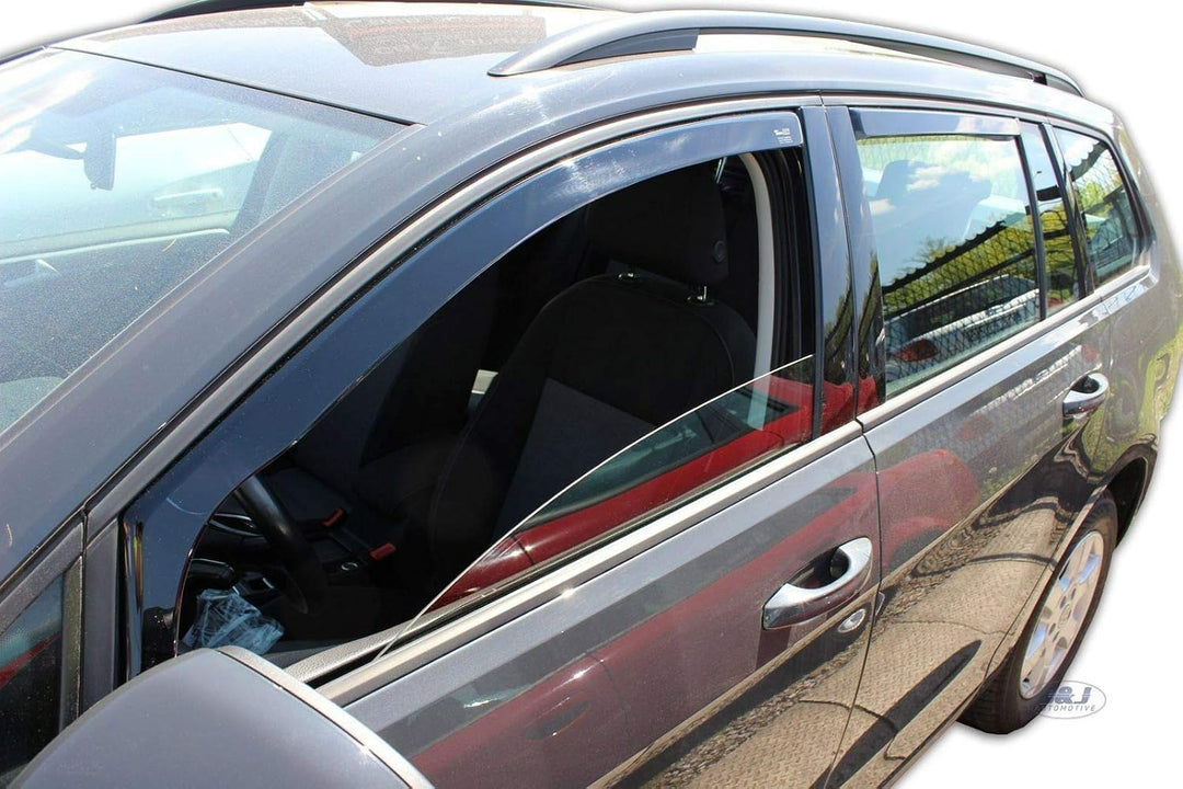 J&J AUTOMOTIVE | Windabweiser Passend Für Golf 7, 5-Türer 2012-2019, Heko Regenabweiser, Schwarz, Ge