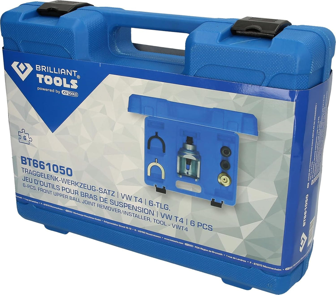 BRILLIANT TOOLS BT661050 Traggelenk-Werkzeug-Satz | VW T4 | 6-tlg . [Powered by KS TOOLS]