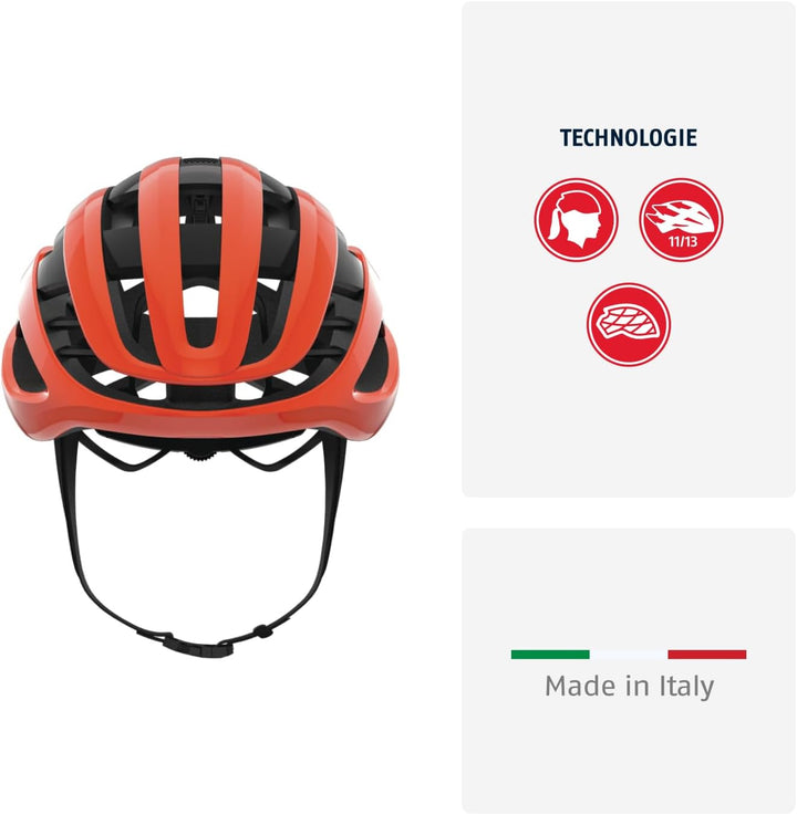 ABUS Rennradhelm AirBreaker - High-End Fahrradhelm für den professionellen Radsport - für Jugendlich