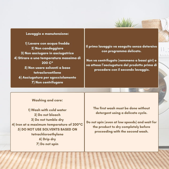 Il Tuo Artigiano Design Set mit 4 oder 6 Sitzkissen für Küchenstühle, hergestellt in Italien, Set mi