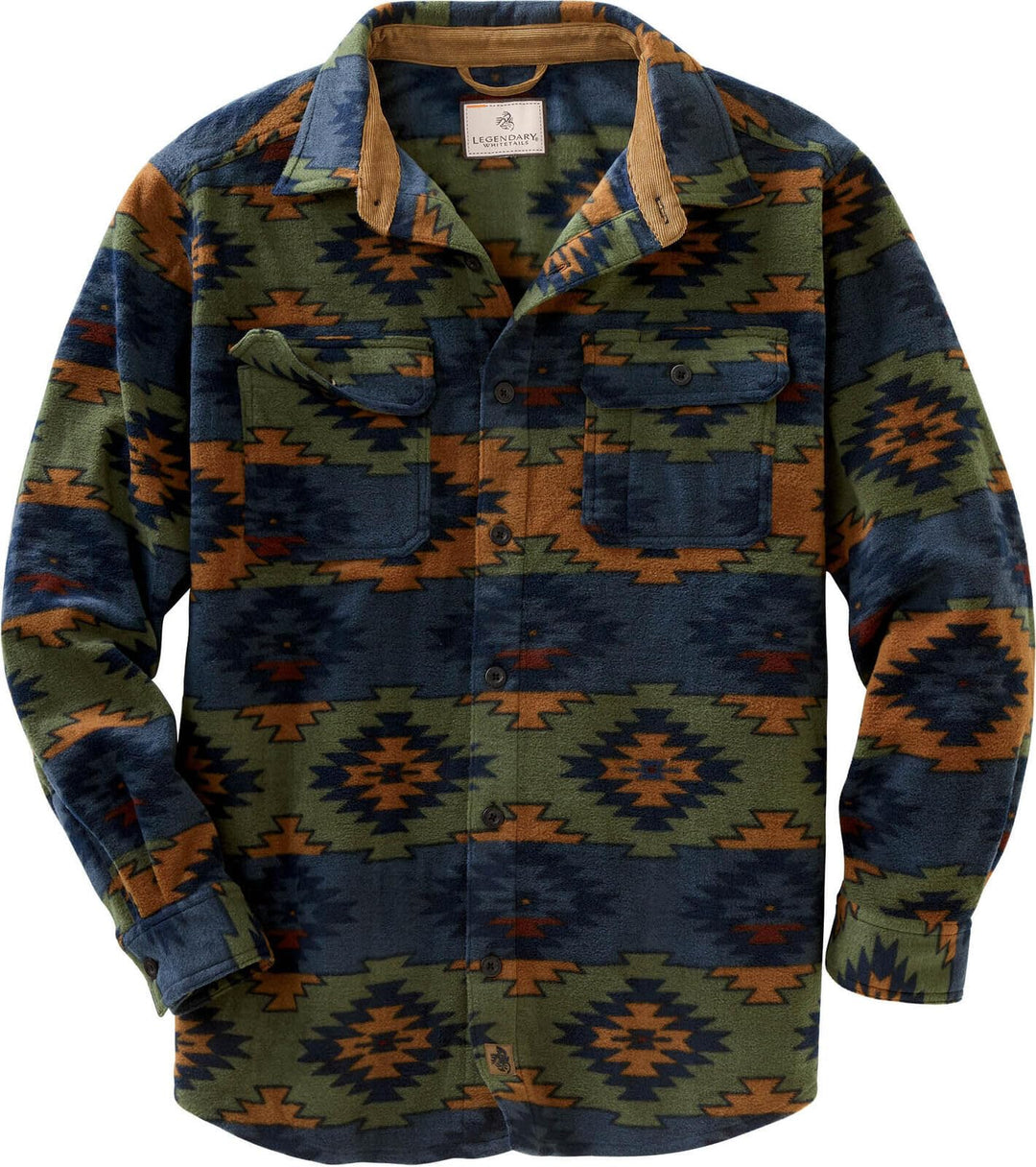 Legendary Whitetails Navigator Fleece-Herrenhemd mit Knopfleiste S Asphalt Ridge, S Asphalt Ridge