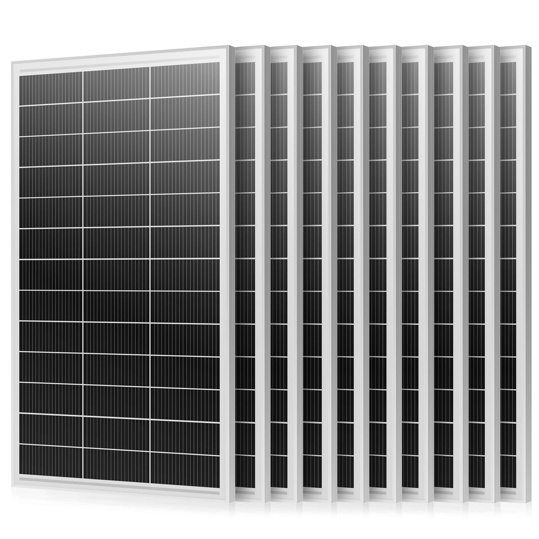 WERCHTAY Solarpanel 2000w Monokristallines, Solarmodul mit Hocheffizientes Aluminiumrahmen, SMBB Tec