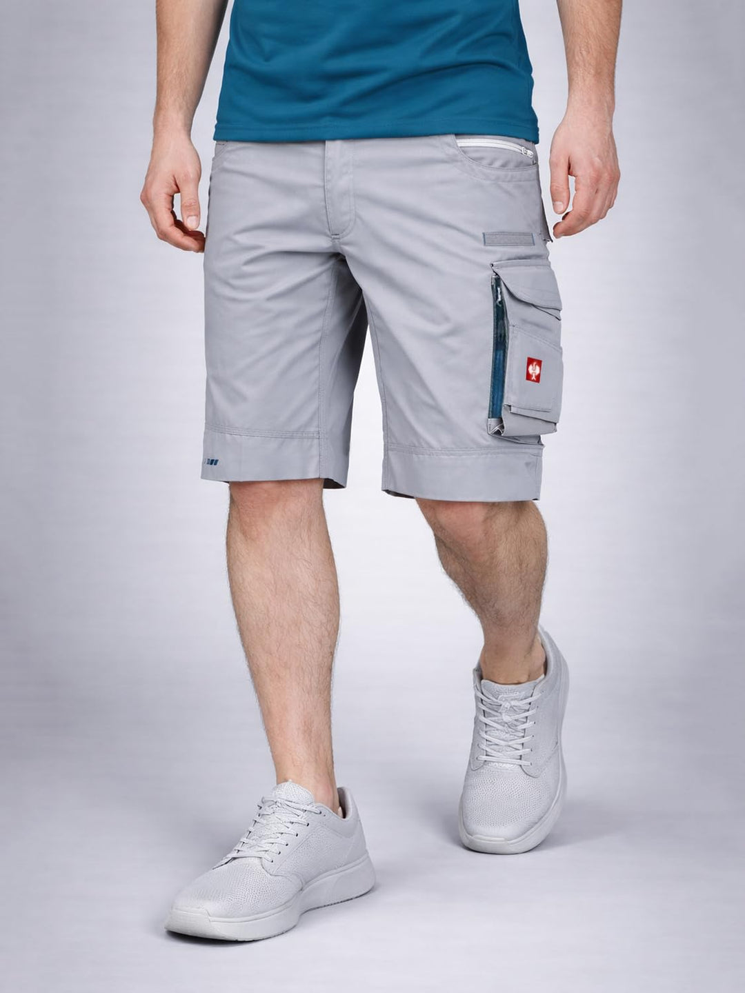 Engelbert Strauss e.s. Motion 2020 Shorts Platin/Seeblau arbeitsshort 44-60 (48) 48 Platinum/Seablue