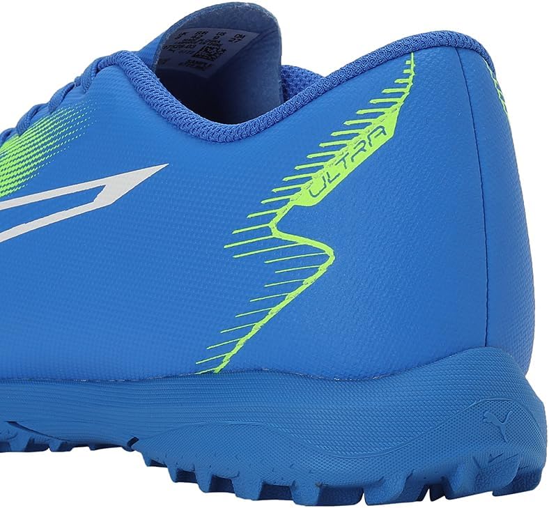 PUMA Men's Ultra Play TtSoccer Shoe 44.5 EU Ultra Blue Puma White Pro Grün, 44.5 EU Ultra Blue Puma