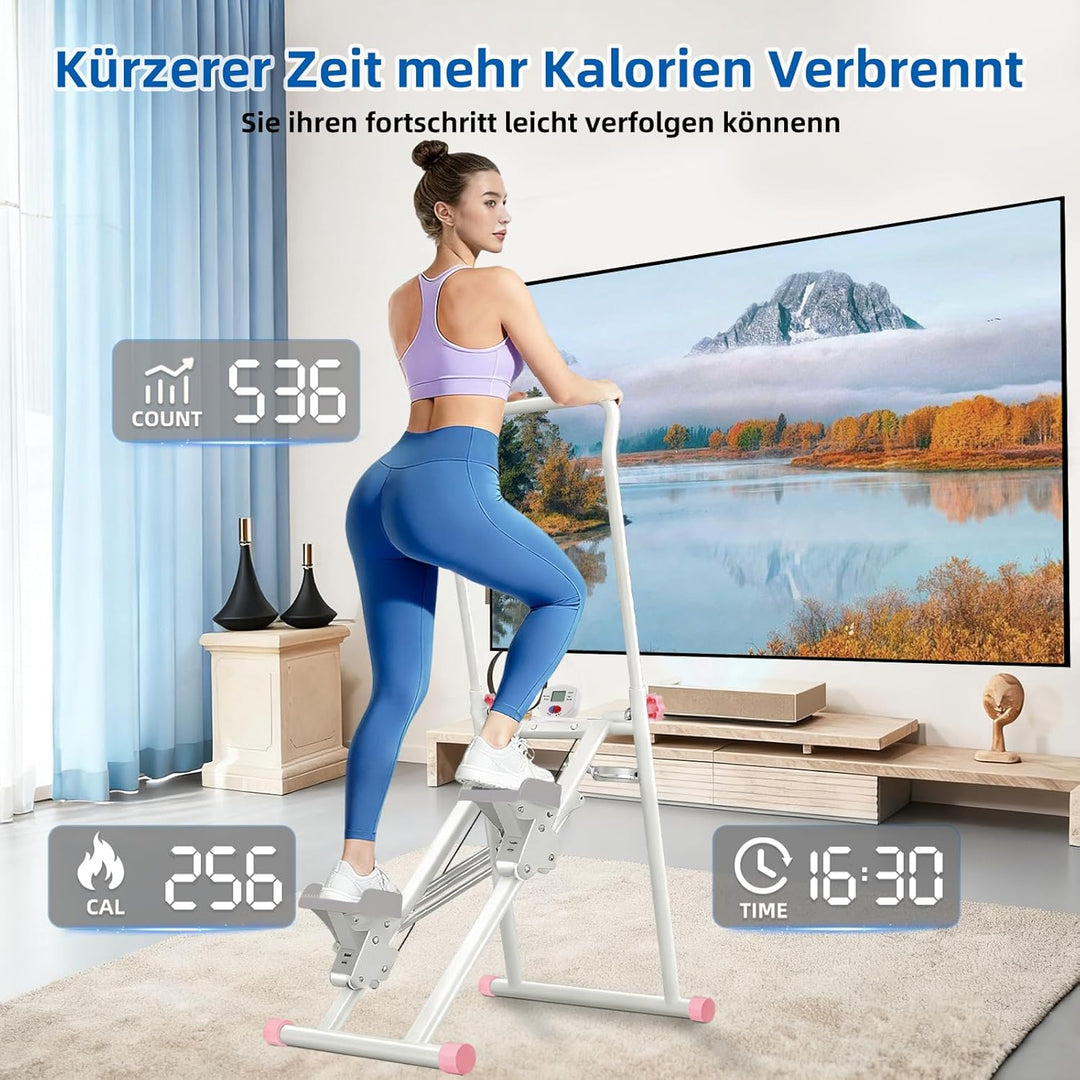 Vyrelis Stair Stepper für Zuhause, Stairmaster mit Einstellbarem 3 Stufen Widerstand für Ganzkörpert