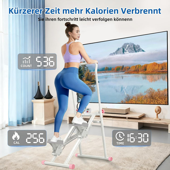 Vyrelis Stair Stepper für Zuhause, Stairmaster mit Einstellbarem 3 Stufen Widerstand für Ganzkörpert