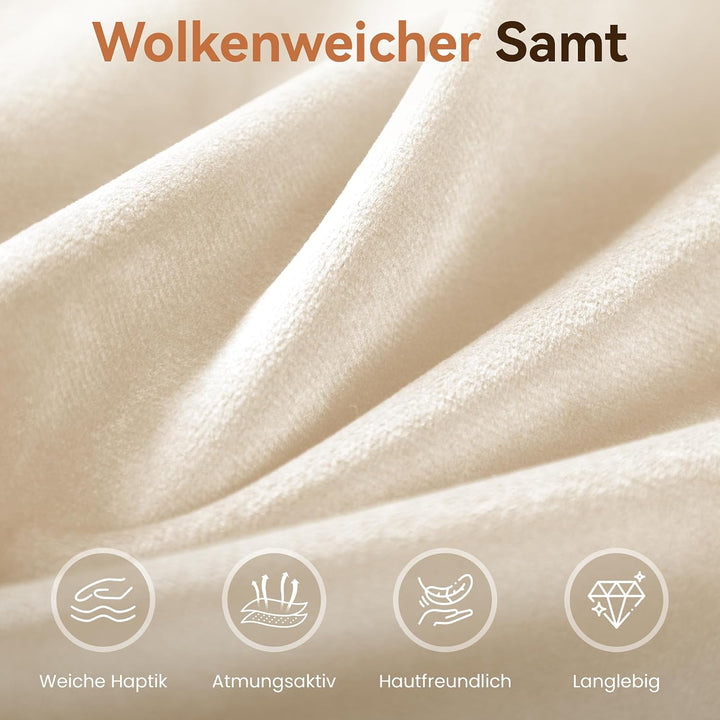 YOUDENOVA Schreibtischstuhl, Drehstuhl mit Rollen, Schminkstuhl Höhenverstellbar, Homeoffice Stuhl,