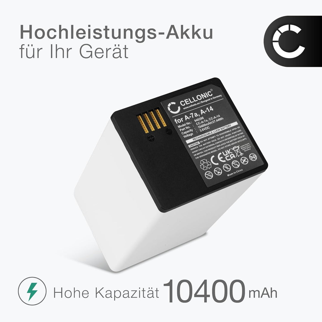 CELLONIC, Akku für Haustechnik, kompatibel mit Arlo Pro 3 Floodlight, Go 2, 4 XL, A-14, Ultra 2 (3.7