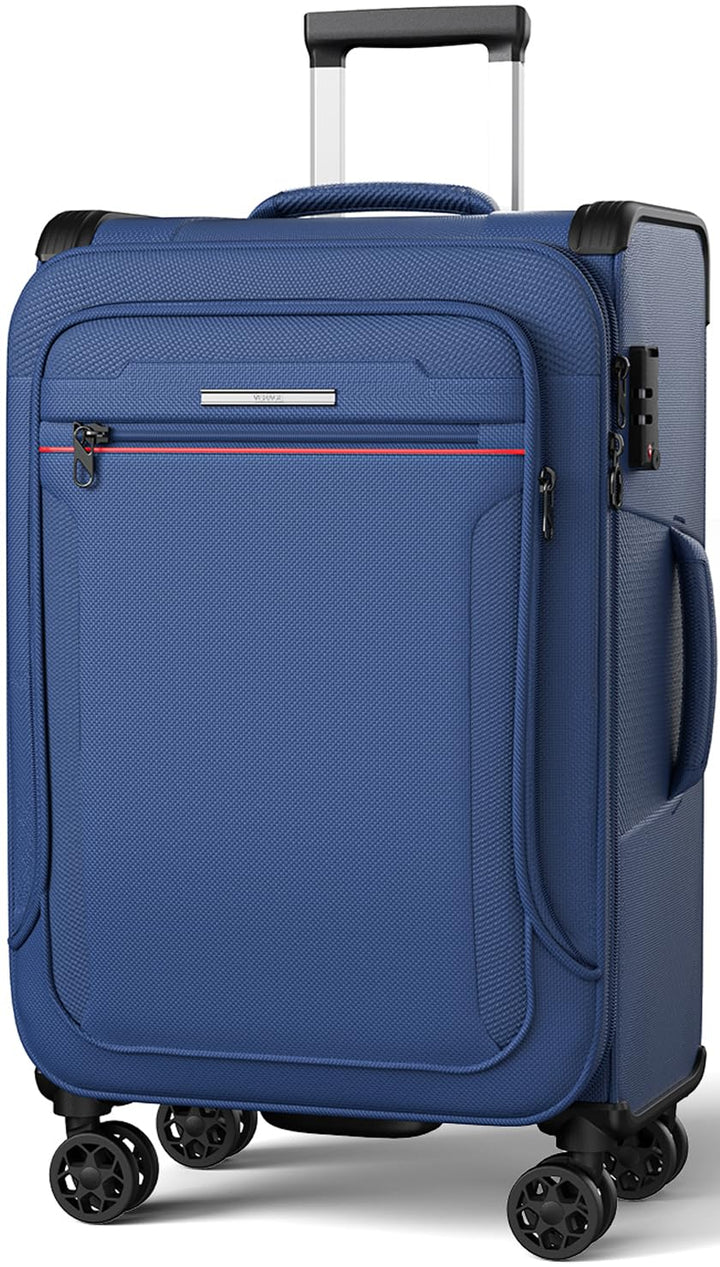 ABISTAB Verage Toledo III Koffer-Set 2er Set S+L Dunkeblue | leichte & stabile Reise-Trolleys mit 4