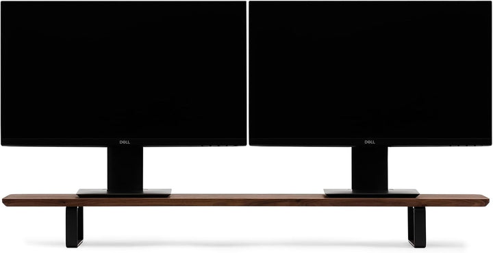 Oakywood - Monitorständer 2 Monitore - Schreibtisch Bildschirmerhöhung aus Holz - Handgefertigt in d