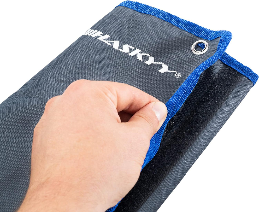HASKYY 14-Tlg Ratschenschlüssel-Set I 8-24mm Gabelschlüssel Ratschen-Schlüssel-Satz Maulschlüssel
