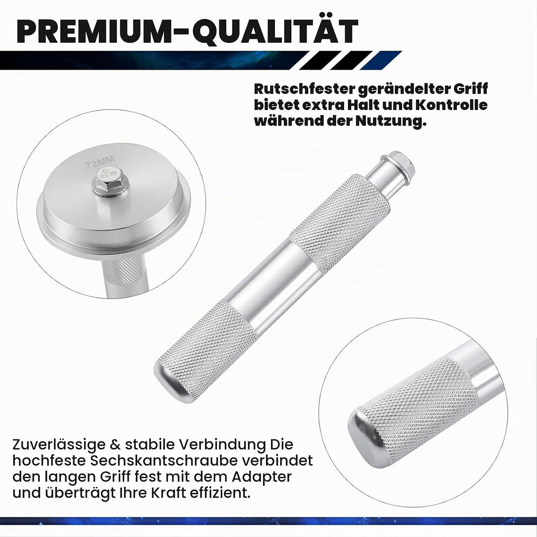 ATPEAM 10tlg Lager Buchsen Druckstücksatz, Aluminium Simmerring Austreiber Eintreiber Treibsatz Werk