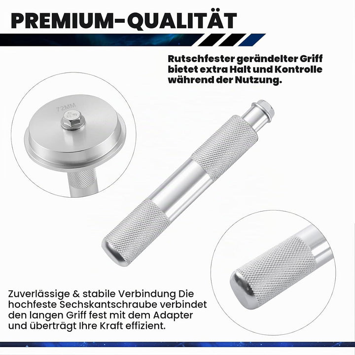 ATPEAM 10tlg Lager Buchsen Druckstücksatz, Aluminium Simmerring Austreiber Eintreiber Treibsatz Werk